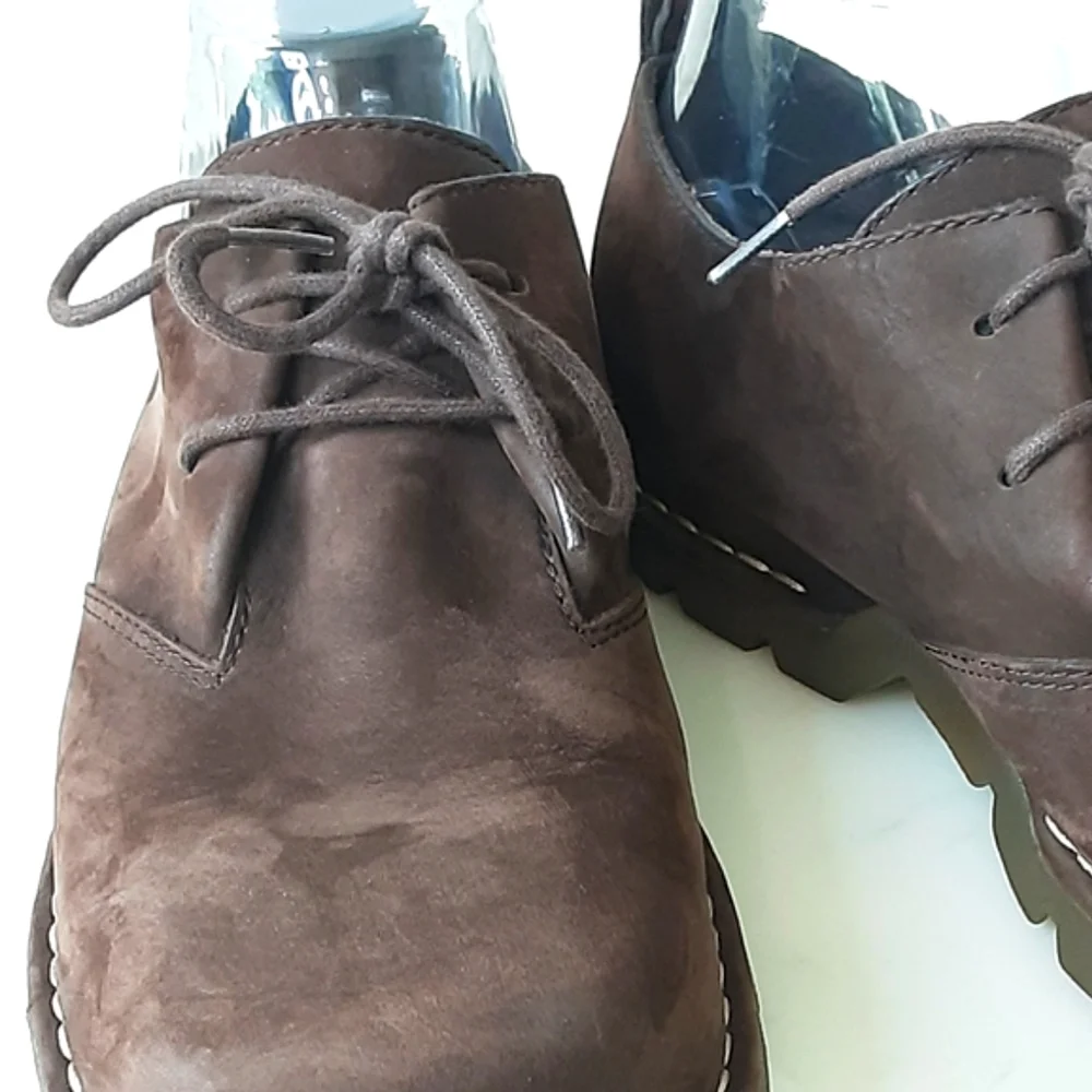 Cole Haan Country Brown Suede Nubuck Leather Lace Up Chukka Oxford Sz 8M
